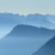 Montagnes dans le brouillard